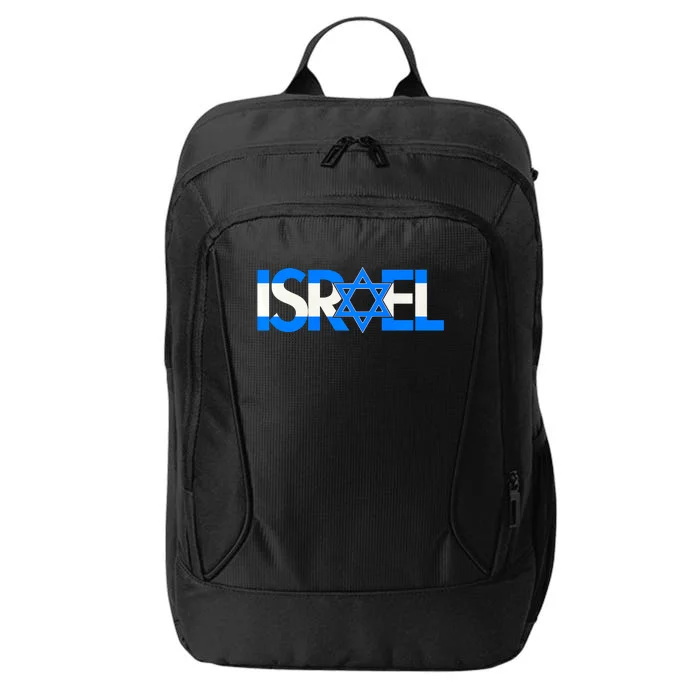 Israel Flag Star Of David City Backpack