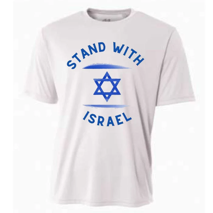 Israel Flag Supporter Stand Strong for Israel Cooling Performance Crew T-Shirt