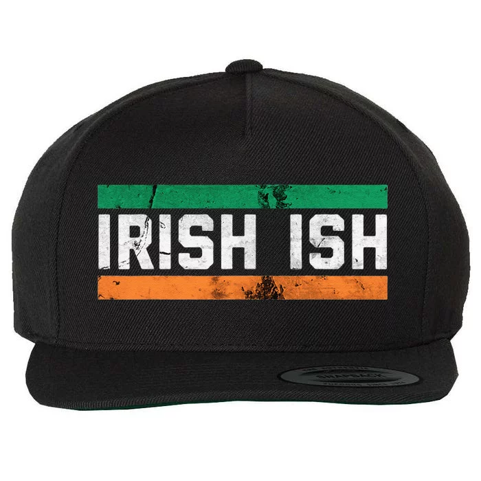 Irishish For Saint Patrick's Day Flag Of Ireland Wool Snapback Cap