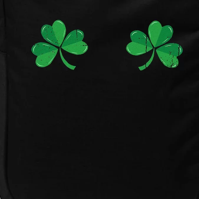 Irish Funny Shamrocks Costume Pun Meme Saint Patrick's Day Impact Tech Backpack