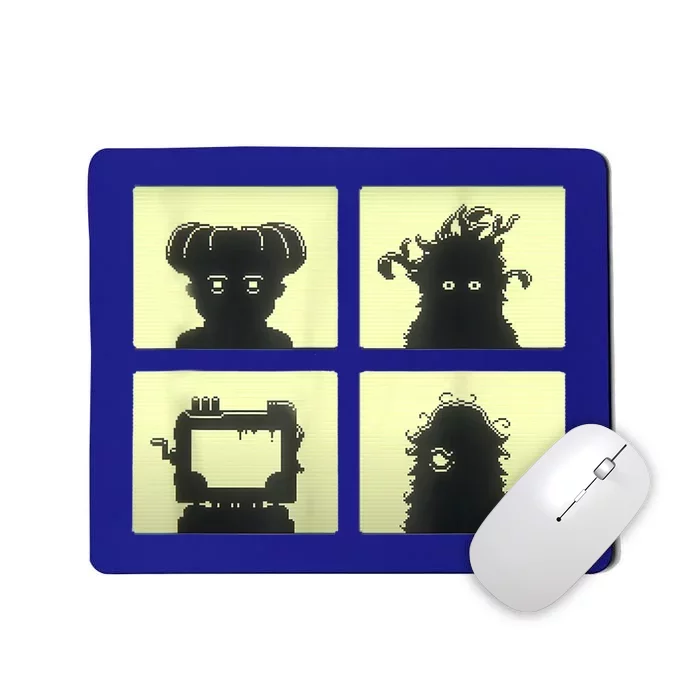 Inscryption Four Scribes Boss Psychological Card Game Scary Mousepad