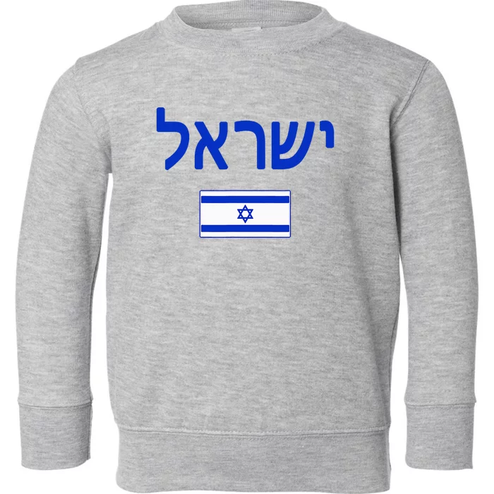 Israel Flag Show Your Pride with this Patriotic Design Toddler Sweatshirt