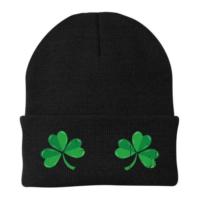 Irish Funny Shamrocks Costume Pun Meme Saint Patrick's Day Knit Cap Winter Beanie