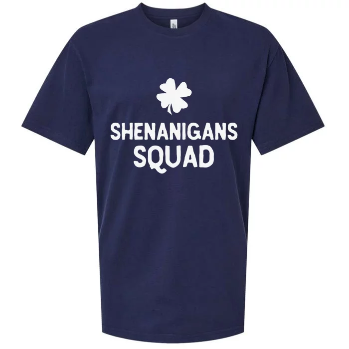 Irish Funny Shenanigans Squad  st patrick green Sueded Cloud Jersey T-Shirt