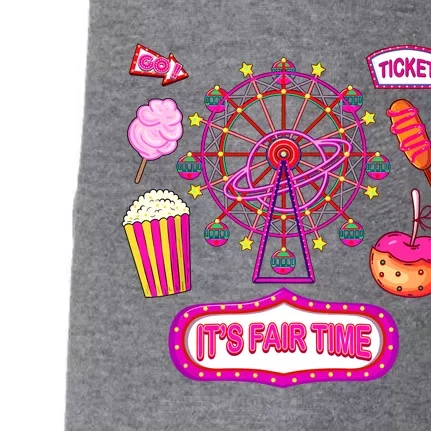 Its Fair Time Funny State Fair Ferris Wheel And Good Food Doggie 3-End Fleece Hoodie