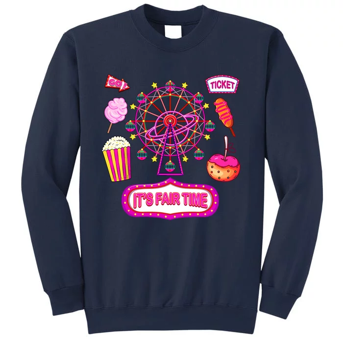 Its Fair Time Funny State Fair Ferris Wheel And Good Food Sweatshirt