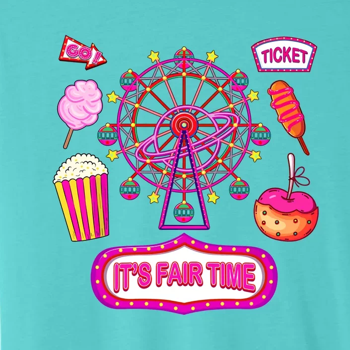 Its Fair Time Funny State Fair Ferris Wheel And Good Food ChromaSoft Performance T-Shirt