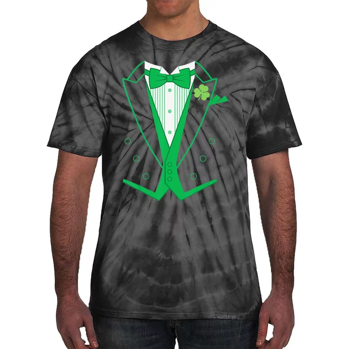 Irish Formal Tuxedo St. Patrick's Day Tie-Dye T-Shirt