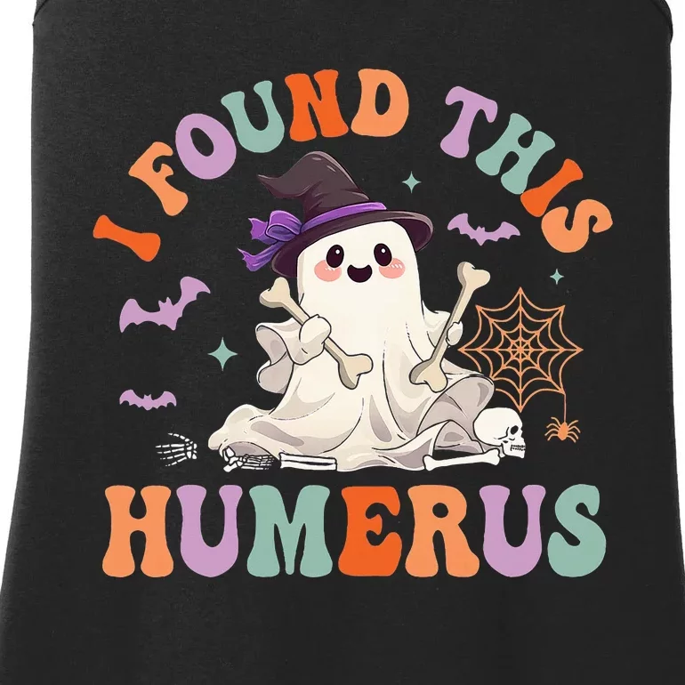 I Found This Humerus Pun Joke Humorous Halloween Ladies Essential Tank