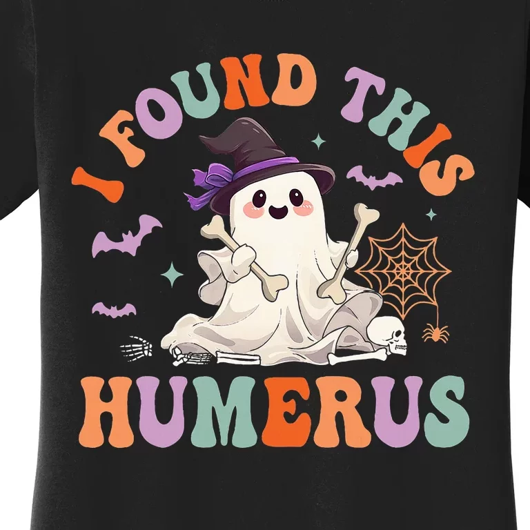 I Found This Humerus Pun Joke Humorous Halloween Women's T-Shirt