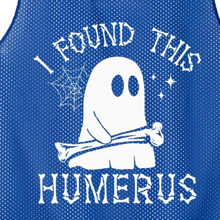 I Found This Humerus Halloween Mesh Reversible Basketball Jersey Tank