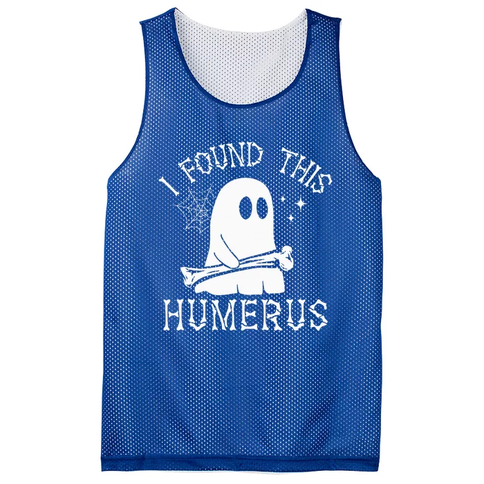 I Found This Humerus Halloween Mesh Reversible Basketball Jersey Tank