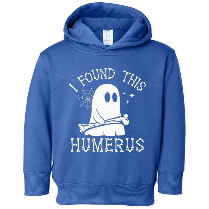 I Found This Humerus Halloween Toddler Hoodie