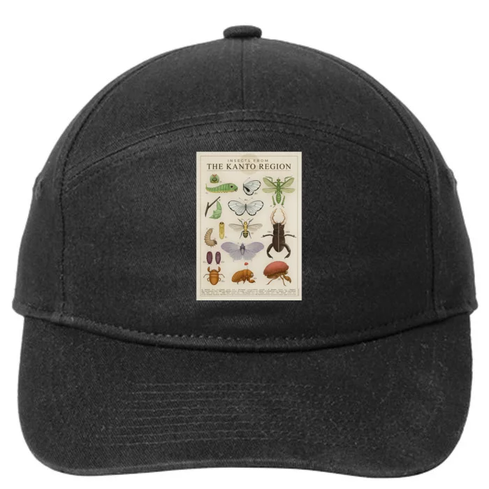 Insects From The Kanto Region 7-Panel Snapback Hat