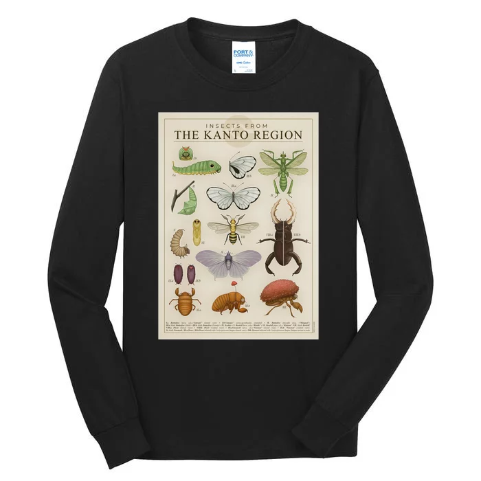 Insects From The Kanto Region Tall Long Sleeve T-Shirt