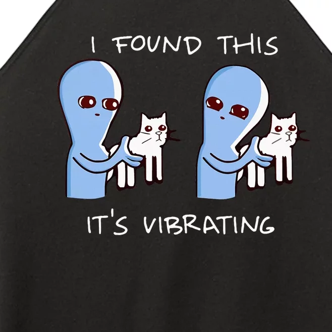 I Found This ItS Vibrating Alien Women’s Perfect Tri Rocker Tank