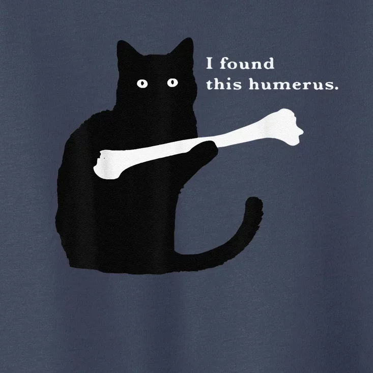 I Found This Humerus Funny Cat Lover Tees Toddler T-Shirt