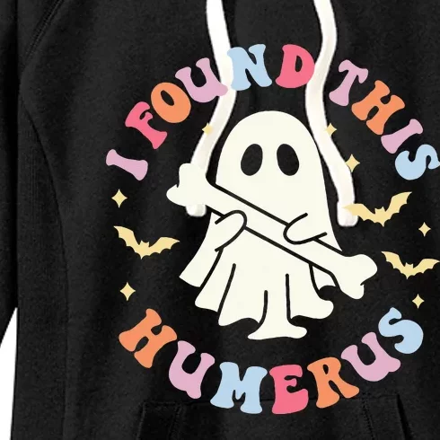 I Found This Humerus Pun Joke Humorous Halloween Costume Women's Fleece Hoodie