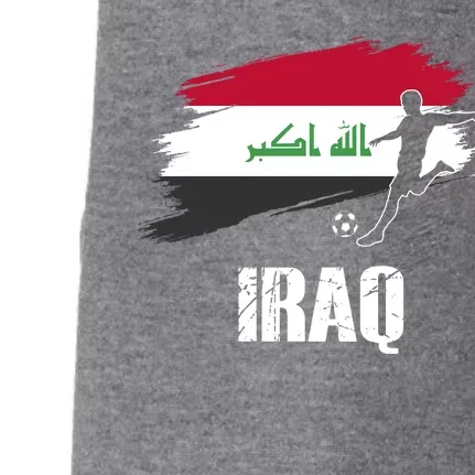 Iraq Football Team Player Flag Doggie 3-End Fleece Hoodie