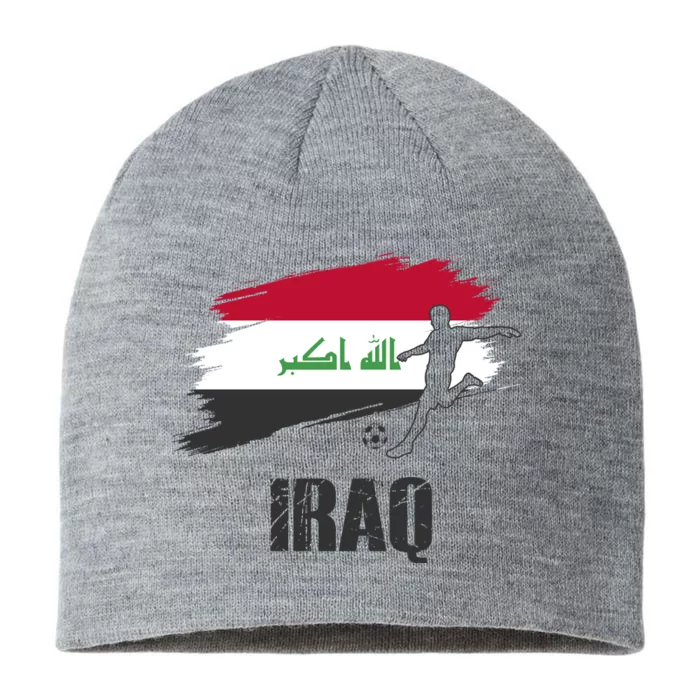 Iraq Football Team Player Flag 8 1/2in Sustainable Knit Beanie