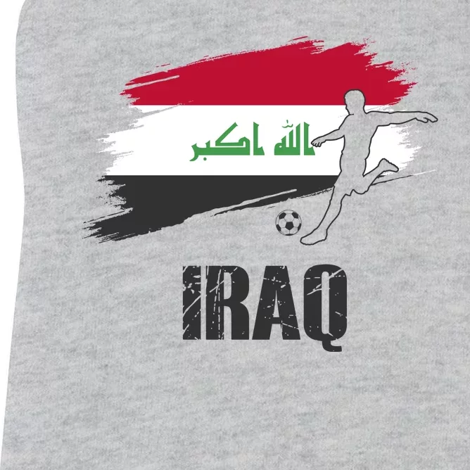 Iraq Football Team Player Flag Women's Racerback Tank