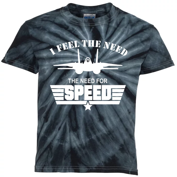 I Feel The Need The Need For Speed Kids Tie-Dye T-Shirt