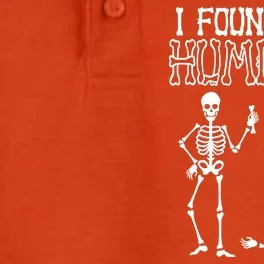 I Found This Humerus Funny Skeleton Dry Zone Grid Performance Polo