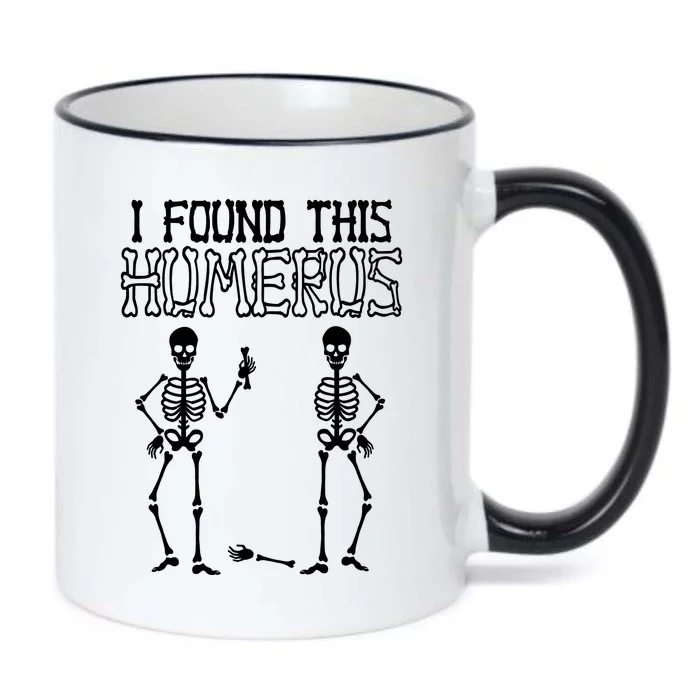 I Found This Humerus Funny Skeleton Black Color Changing Mug