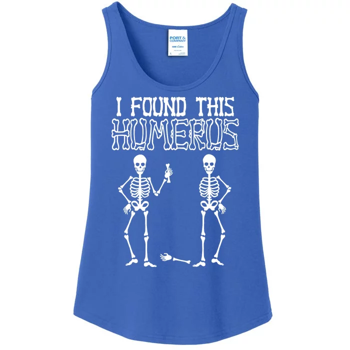 I Found This Humerus Funny Skeleton Ladies Essential Tank