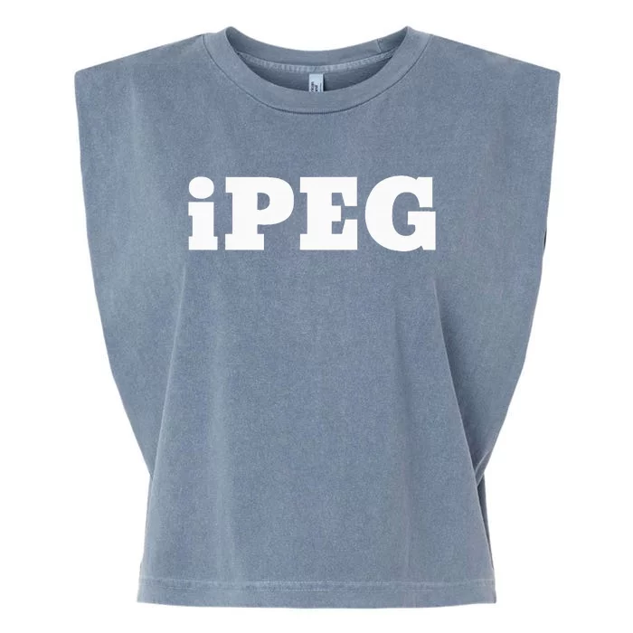 Ipeg For Those That Like To Peg And Love Pegging Garment-Dyed Women's Muscle Tee