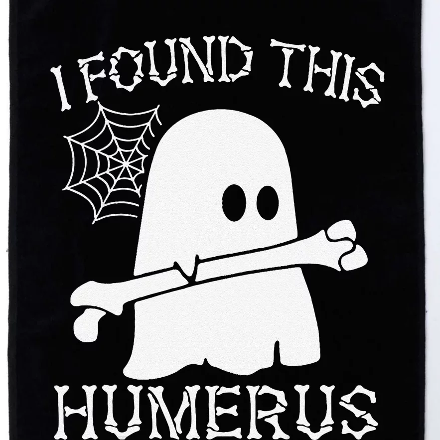 I Found This Humerus Halloween Ghost Humorous Gift Platinum Collection Golf Towel