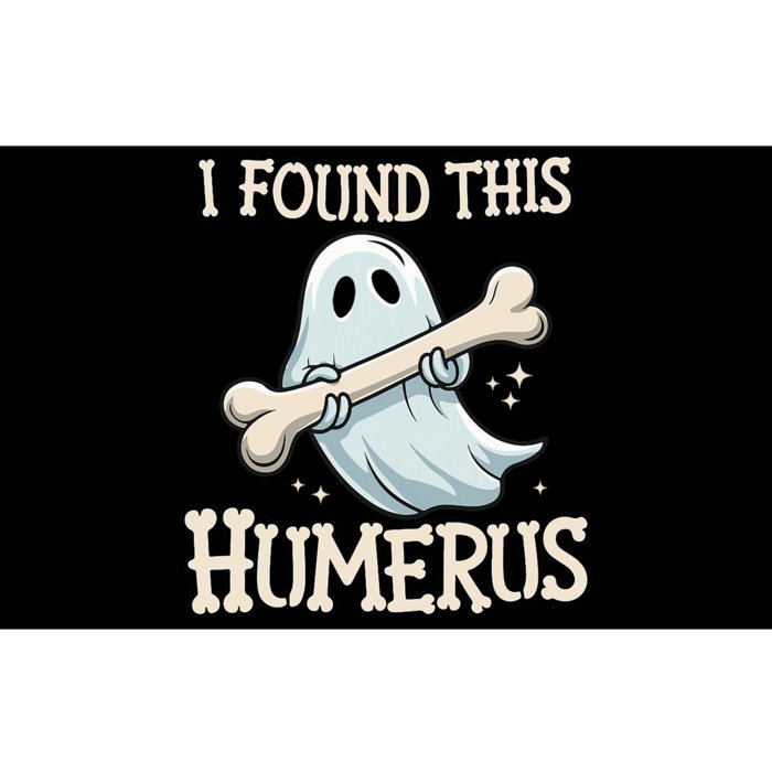 I Found This Humerus Halloween Ghost Bone Humorous Funny Bumper Sticker