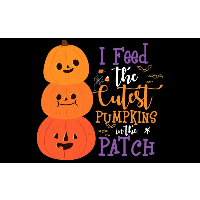 I Feed The Cutest Pumpkins In The Patch Halloween Lunch Lady Bumper Sticker