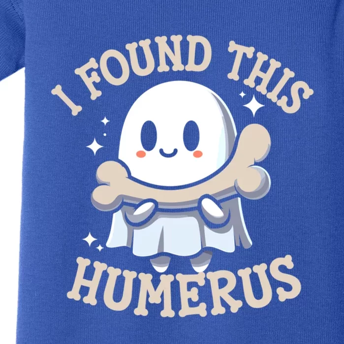 I Found This Humerus Halloween Ghost Bone Humorous Funny Gift Baby Bodysuit