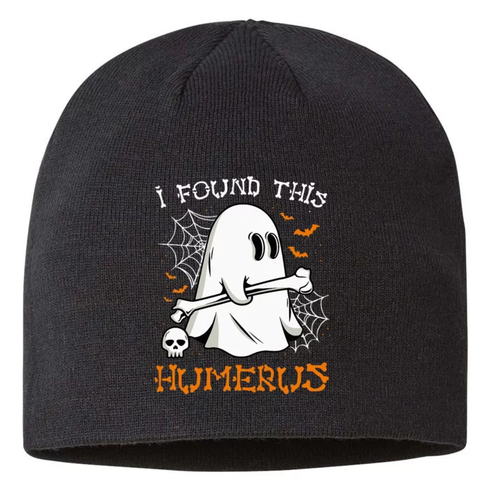 I Found This Humerus Pun Joke Humorous Halloween 8 1/2in Sustainable Knit Beanie