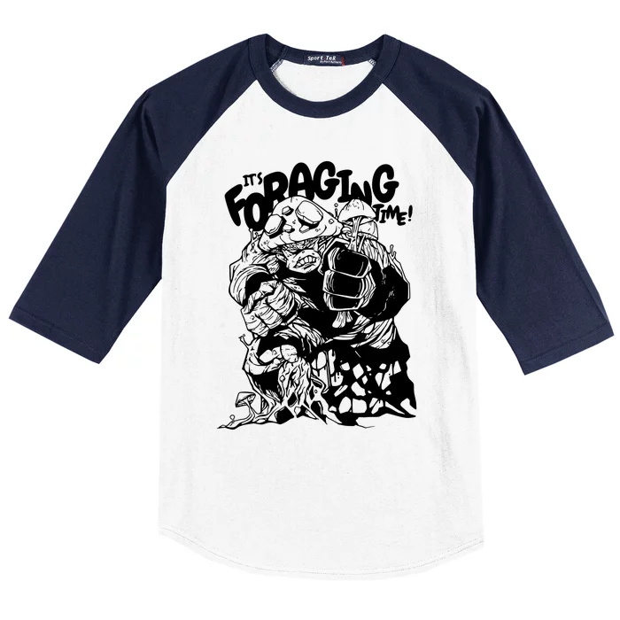 Its Foraging Time Funny Baseball Sleeve Shirt