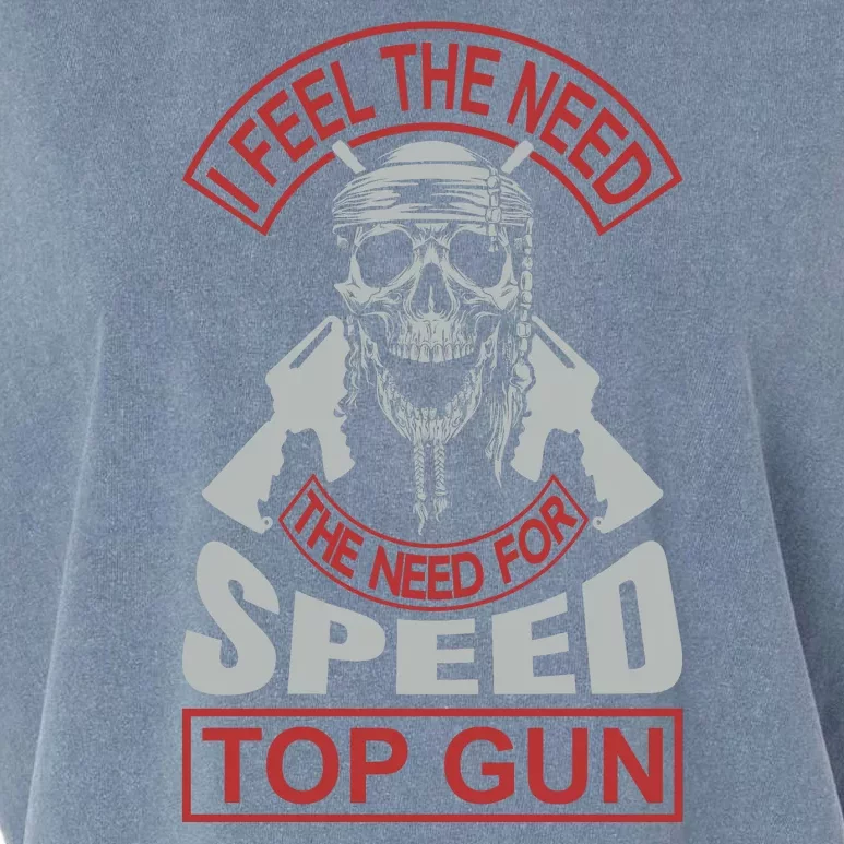 I Feel The Need The Need For Speed Garment-Dyed Women's Muscle Tee