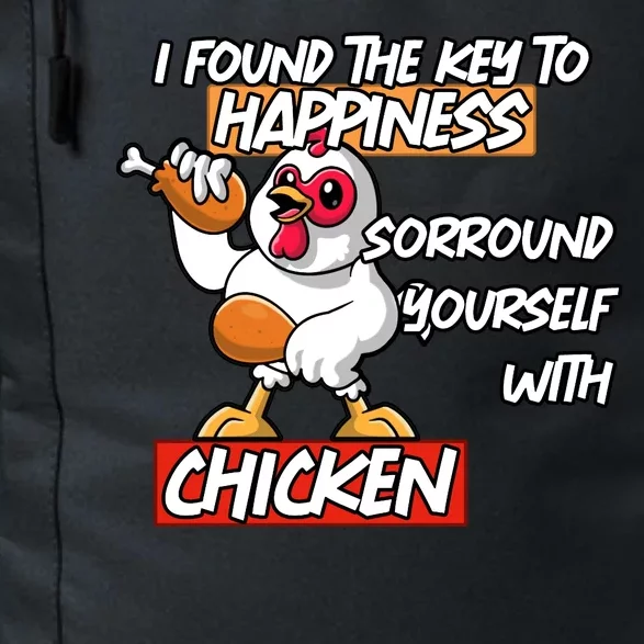 I Found The Key To Happiness, Surround Yourself With Chickens Daily Commute Backpack