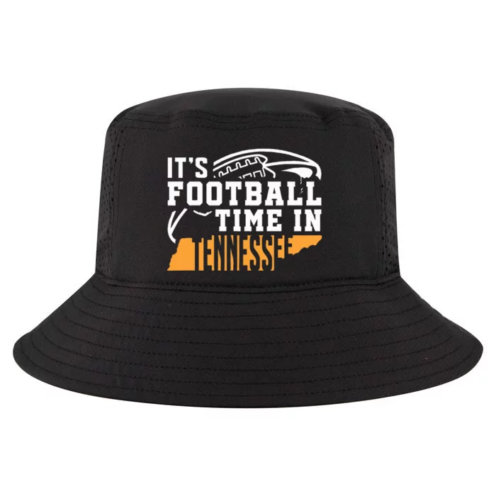 ItS Football Time In Tennessee Orange And White Cool Comfort Performance Bucket Hat