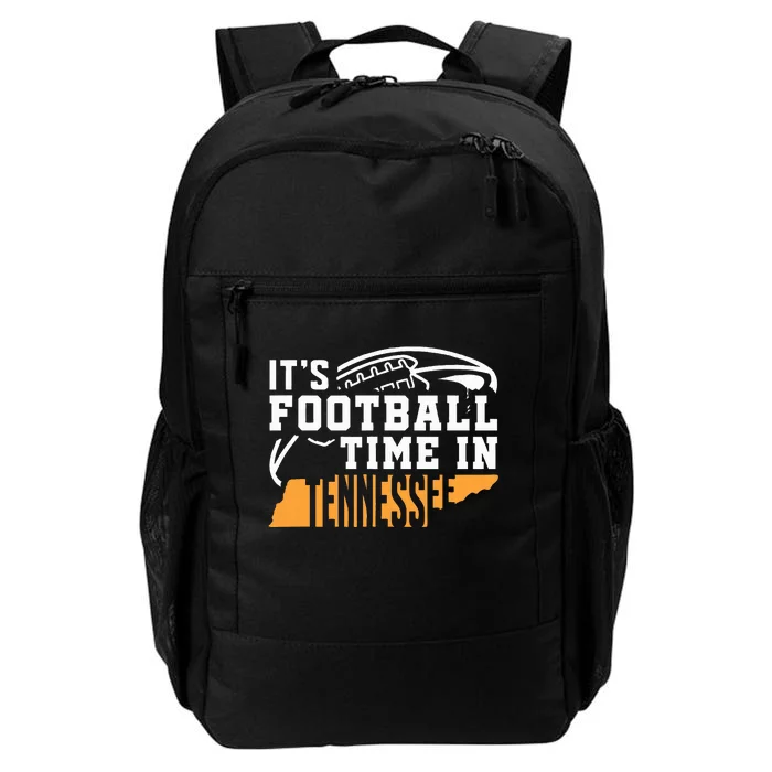 ItS Football Time In Tennessee Orange And White Daily Commute Backpack