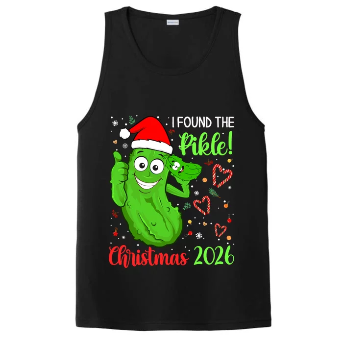 I Found The Pickle Christmas 2026 Funny Xmas Party Meaningful Gift Performance Tank