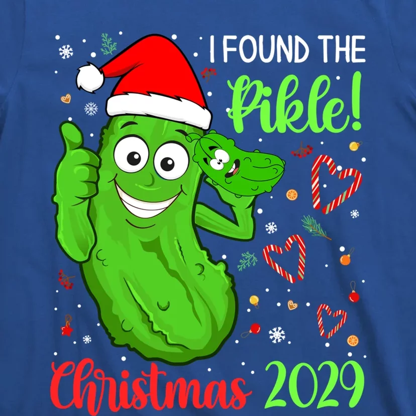 I Found The Pickle Christmas 2029 Funny Xmas Party Gift T-Shirt