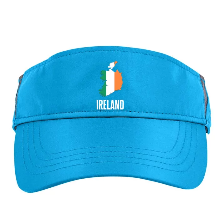 Ireland Flag Travel And Vacation Irish St Patrick's Day Gift Adult Drive Performance Visor