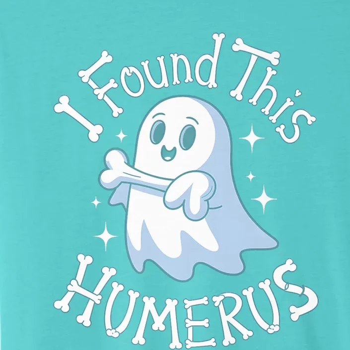 I Found This Humerus Halloween Ghost Bone Humorous Funny Boo ChromaSoft Performance T-Shirt