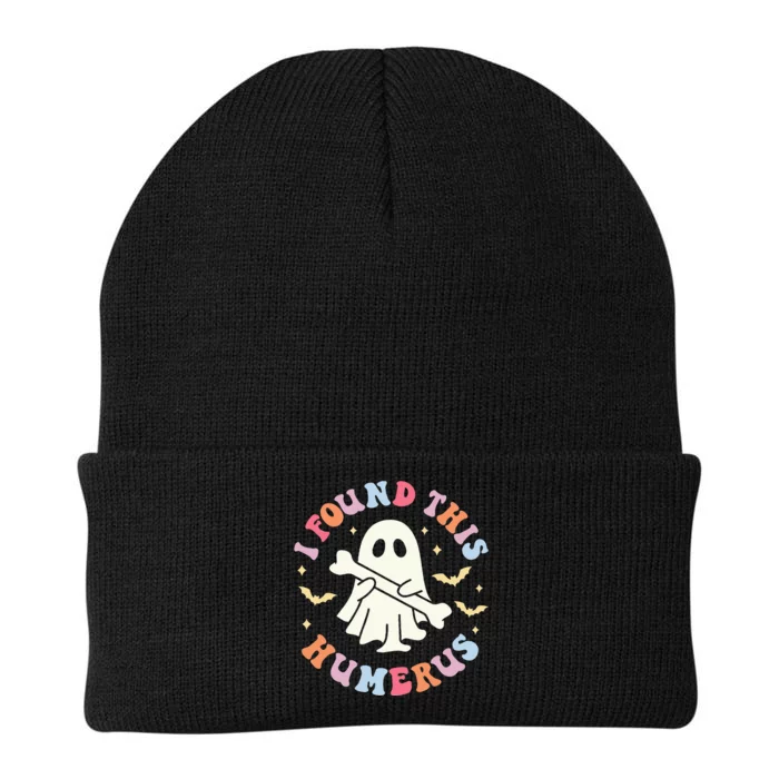 I Found This Humerus Pun Joke Humorous Halloween Costume Knit Cap Winter Beanie