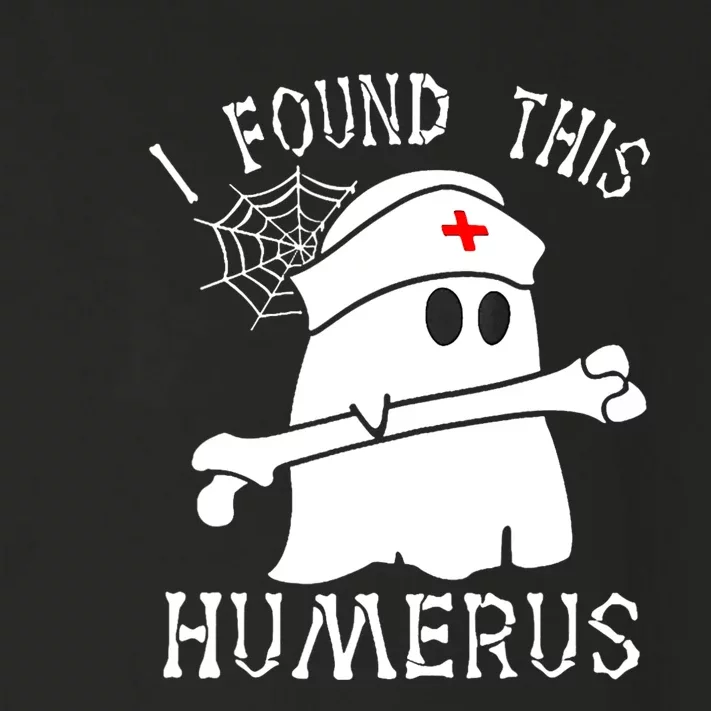 I Found This Humerus Funny Ghost Nurse Halloween Toddler Long Sleeve Shirt