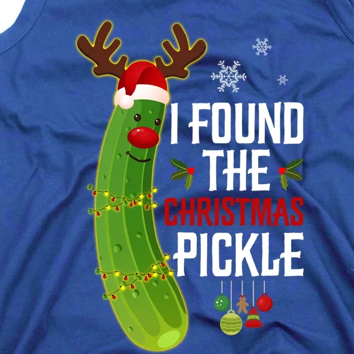 I Found The Christmas Pickle Gift Tank Top