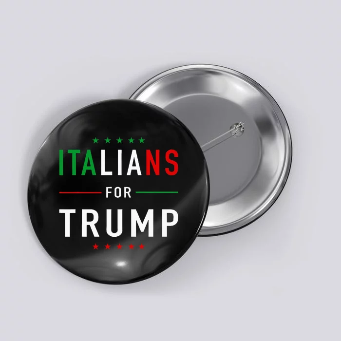 Italians For Trump Pro Trump Italiano Supporter Button