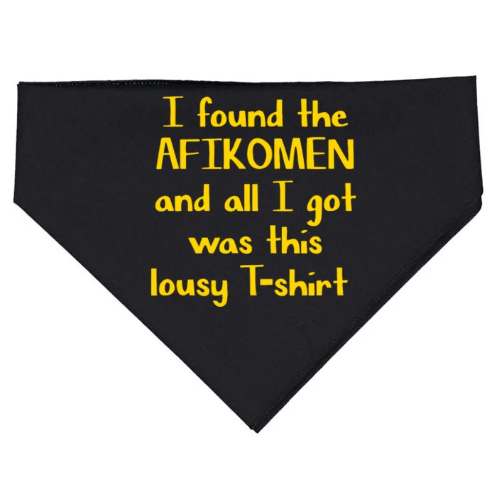 I Found The Afikomen Passover Jewish Funny USA-Made Doggie Bandana