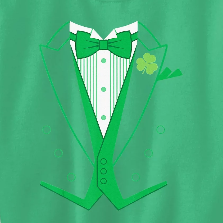 Irish Formal Tuxedo Funny St. Patrick's Day Kids Sweatshirt